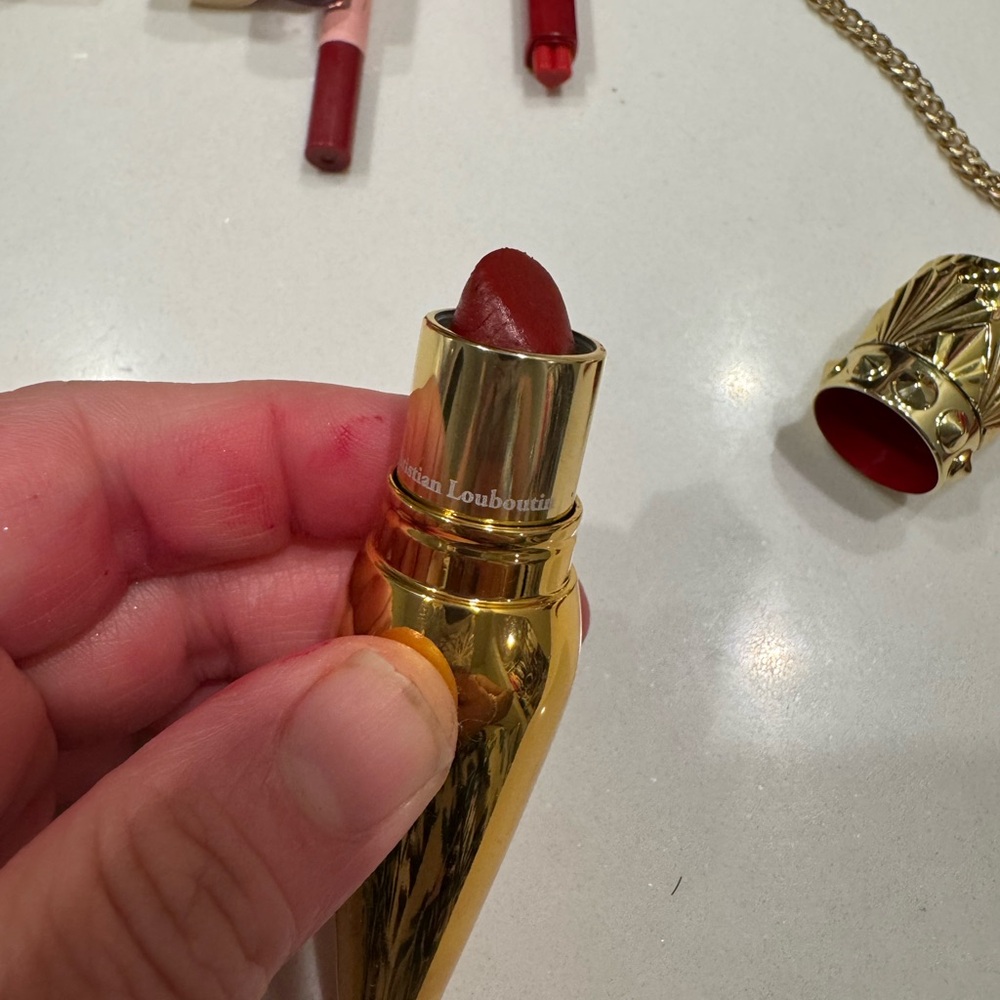 Christian Louboutin Luxurious Deep Red Lipstick